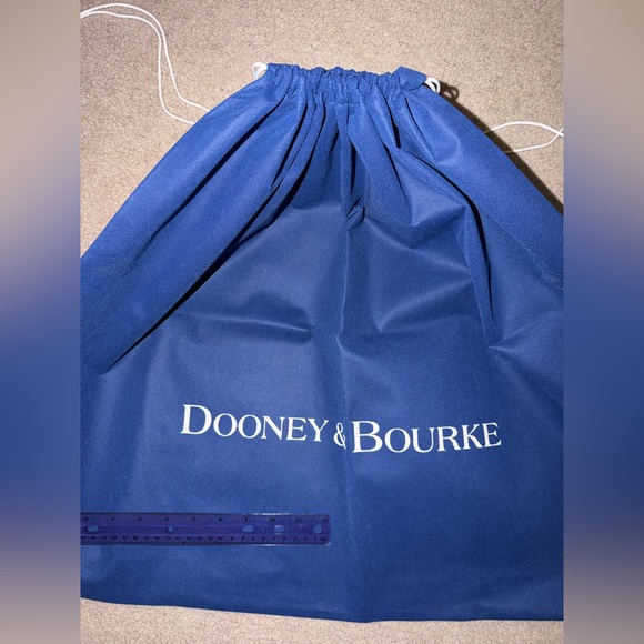 Dooney & Bourke Royal Blue DrawString Storage Bag - Picture 2 of 5